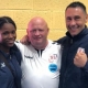 Mick Driscoll with Caroline Dubois