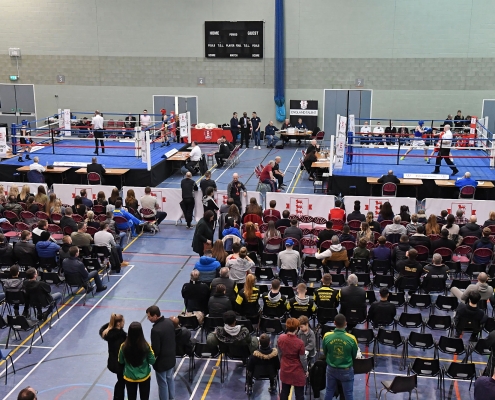 crowd shot from afar at Youth Championships 2019